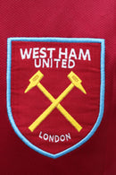 Camisa West Ham 2022 s/nº Atleta - Bordô