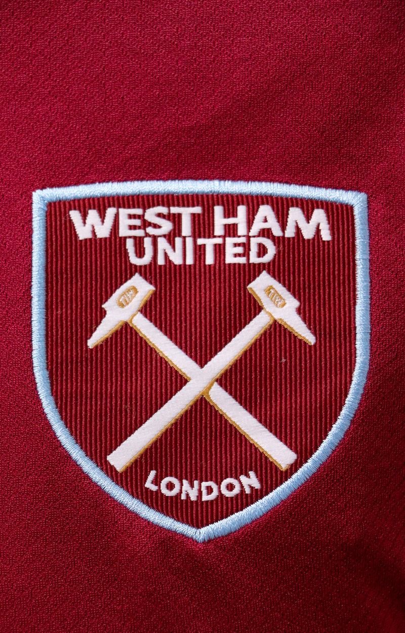 Camisa West Ham 2023 s/nº Atleta - Bordô