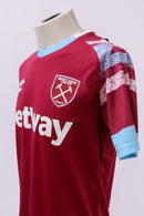 Camisa West Ham 2023 s/nº Atleta - Bordô