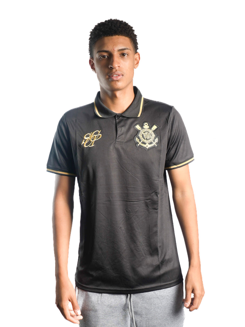 Camiseta Corinthians Retro Polo Ouro