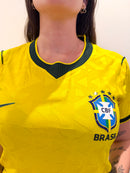 Camiseta Feminina Seleção Brasileira Jogador I Copa do Mundo 2026