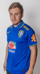 Camiseta Azul Seleção Brasileira Treino 21/22