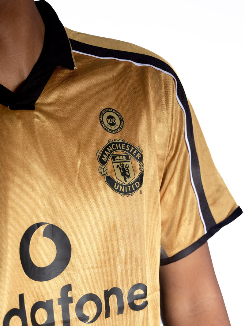 Camiseta 100 anos Manchester United Retro - 01/02
