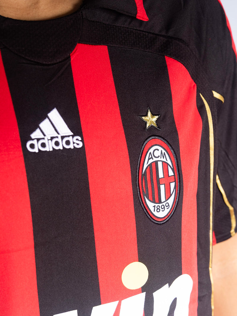 Camiseta Milan 06/07 - Ronaldinho 10