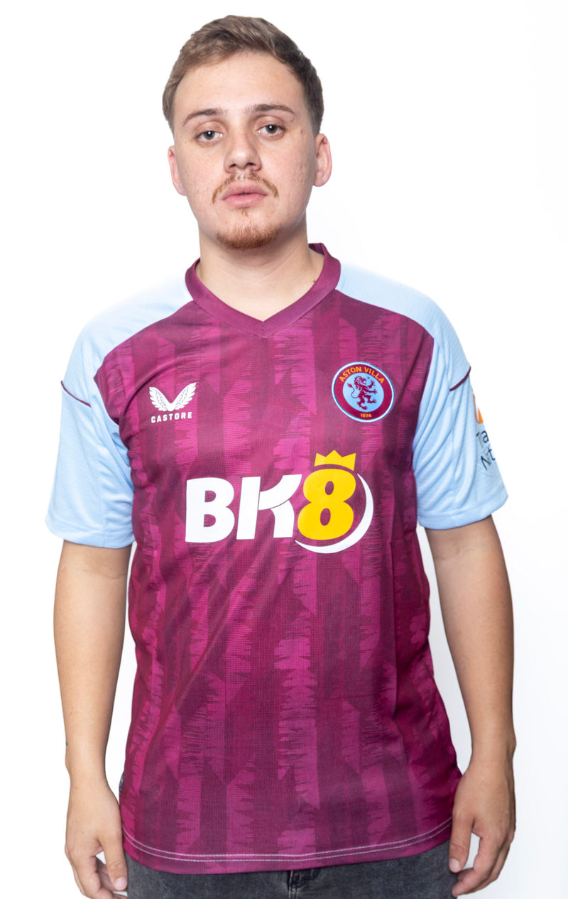 Camiseta Aston Villa 2023/24 s/nº Atleta - Vinho