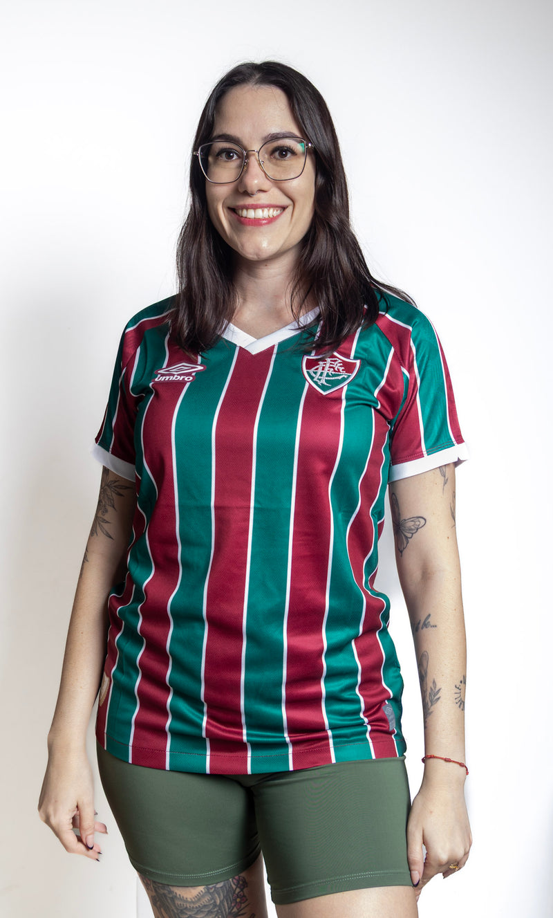 Camiseta Feminina Fluminense Jogo I s/n - 21/22