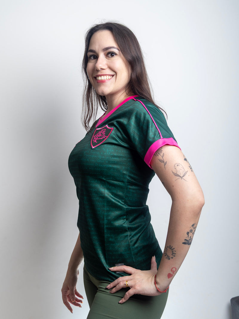Camiseta Feminina Fluminense Jogo III s/n - 23/24