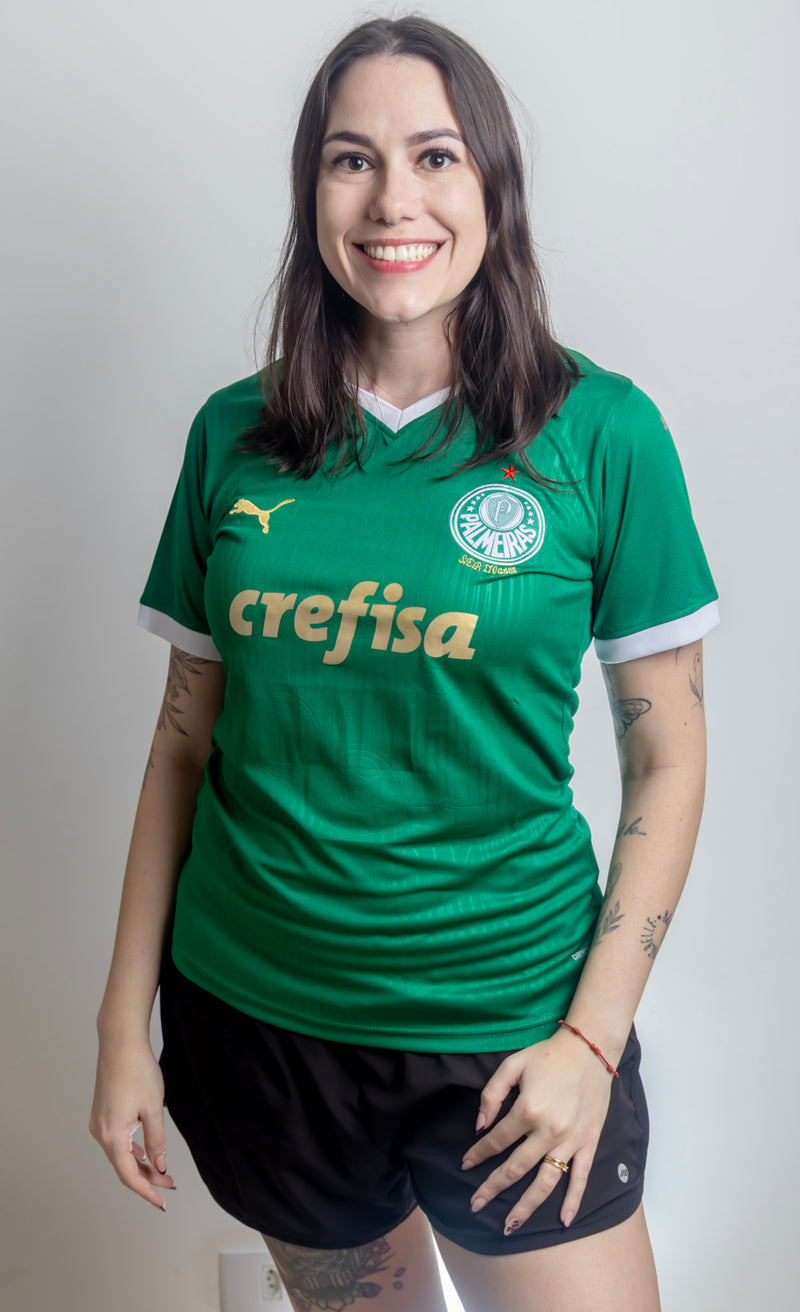 Camiseta Feminina Palmeiras Jogo I s/n - 24/25