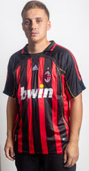 Camiseta Milan Retro 07/08 - Kaká 22