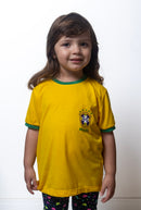 Camiseta Seleção Brasileira Brasil Personalizada
