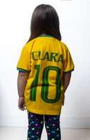 Camiseta Seleção Brasileira Brasil Personalizada