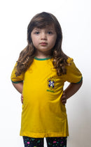 Camiseta Seleção Brasileira Brasil Personalizada