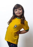 Camiseta Seleção Brasileira Brasil Personalizada