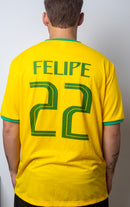 Camiseta Seleção Brasileira Brasil Personalizada